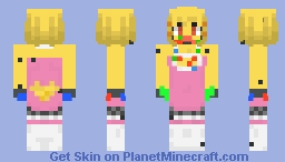 Fnia Withered Classic Chica-Chan Modern Minecraft Skin