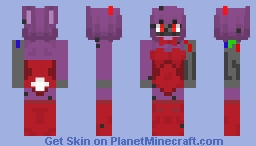 Fnia Withered Classic Bonnie-Chan Modern Minecraft Skin