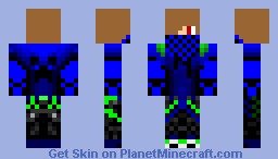 Awesome cool teen (blue) Minecraft Skin