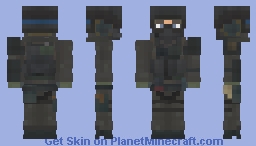 XOF Operator (Blue, Goggles) | Cipher 🇺🇸 | Metal Gear Solid V: The Phantom Pain (2015) Minecraft Skin