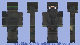 XOF Operator (Green, Goggles) | Cipher 🇺🇸 | Metal Gear Solid V: The Phantom Pain (2015) Minecraft Skin