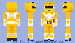 Yellow Ranger |  Mighty Morphin Power Rangers Minecraft Skin