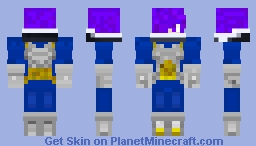 Vegezane Vegeta Zane Ultra Ego V1 Minecraft Skin