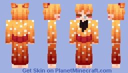 Zenitsu Agatsuma  | Demon Slayer: Entertainment District Minecraft Skin