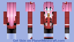 Zero Two (Darling in the Franxx) Minecraft Skin