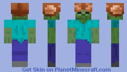 Festival map skins Zombie Turkey Minecraft Skin