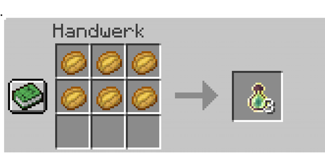 XP bottle recipes Minecraft Data Pack