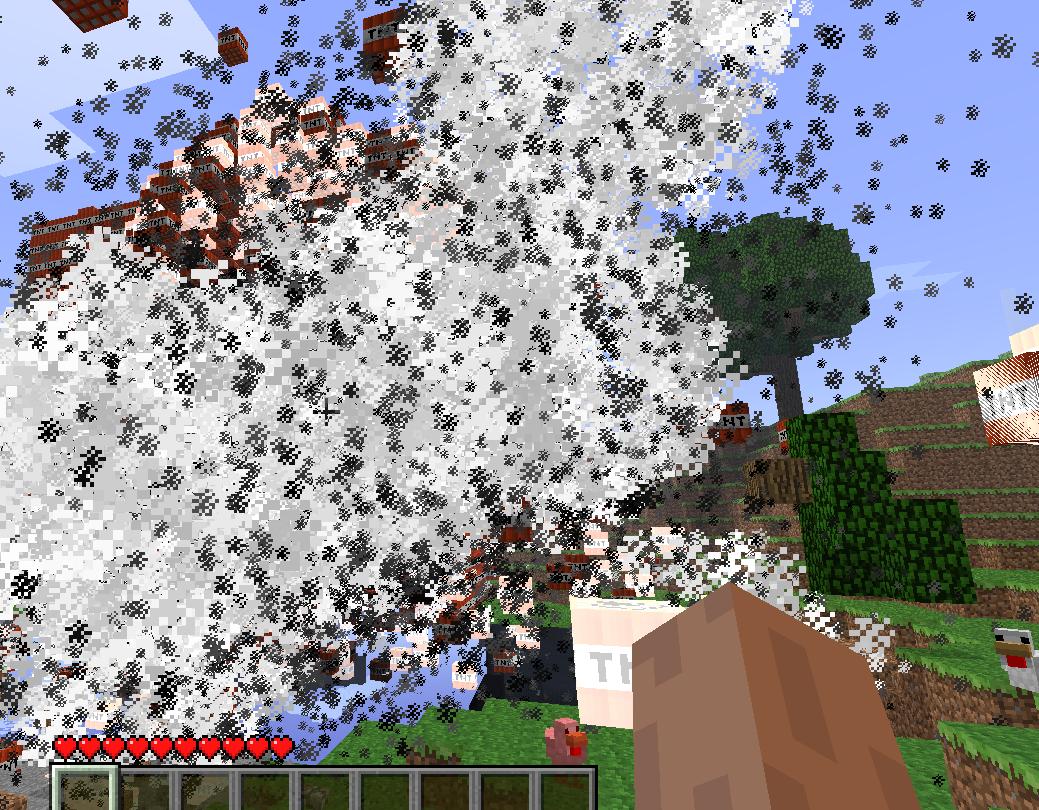 Giant Explosive Minecraft Map