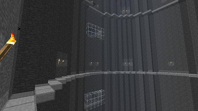 a view of some rooms built into that walls