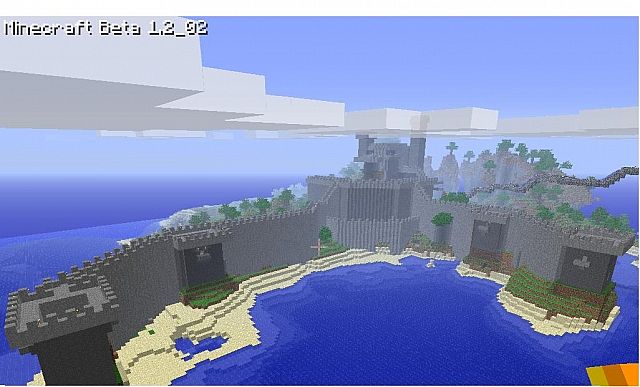 screenshot of the castle in daytime