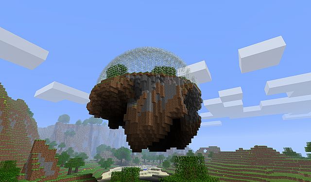 Calterra Floating island Minecraft Map