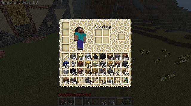 Inventory screen