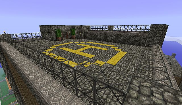 Private helipad for the quests in suites.