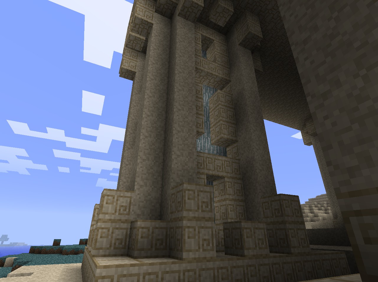 Sand Temple Minecraft Map