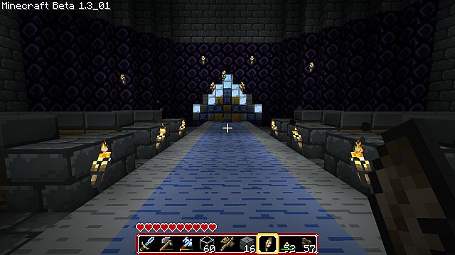Here you can see the throne room