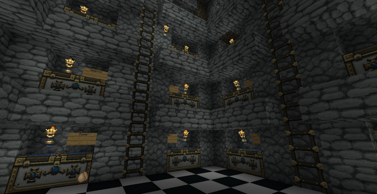 Large Chest Room Minecraft Map