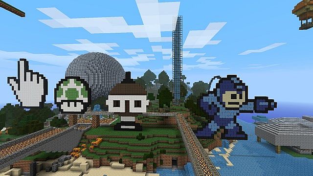 This is the upcoming EpCraft Theme Park with Lots of wool pictures!