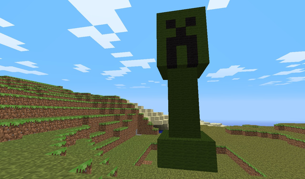 Creeper Statue Minecraft Project