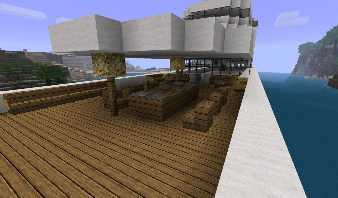Modern Luxury Yacht Minecraft Map