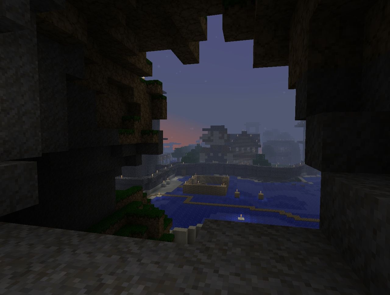 Cave under the inner ward, before