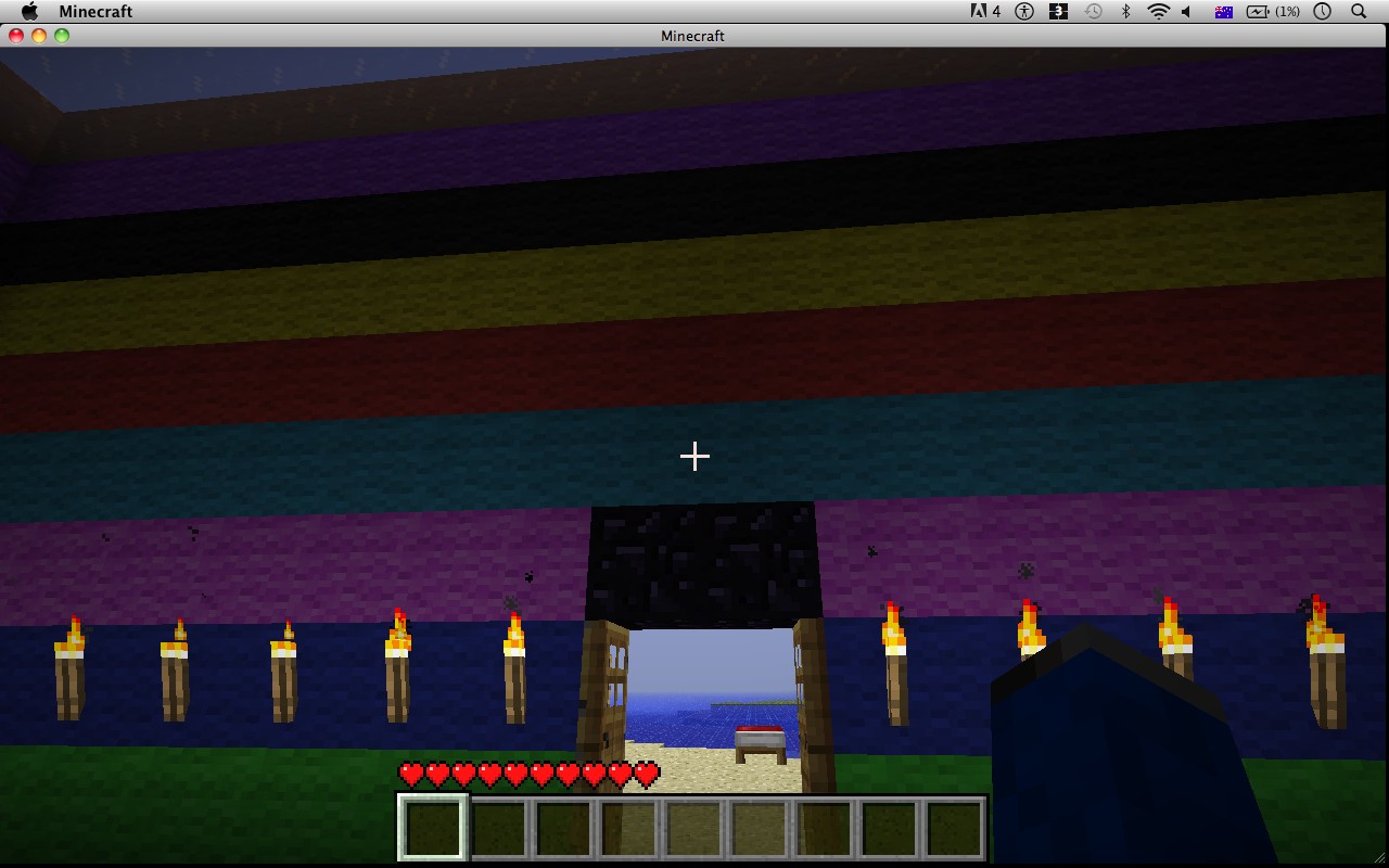 The Rainbow House Minecraft Map
