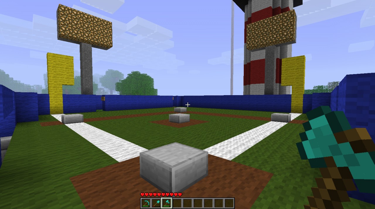 baseball field Minecraft Map