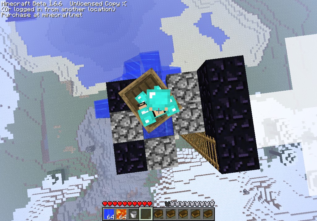Danger go down Minecraft Map