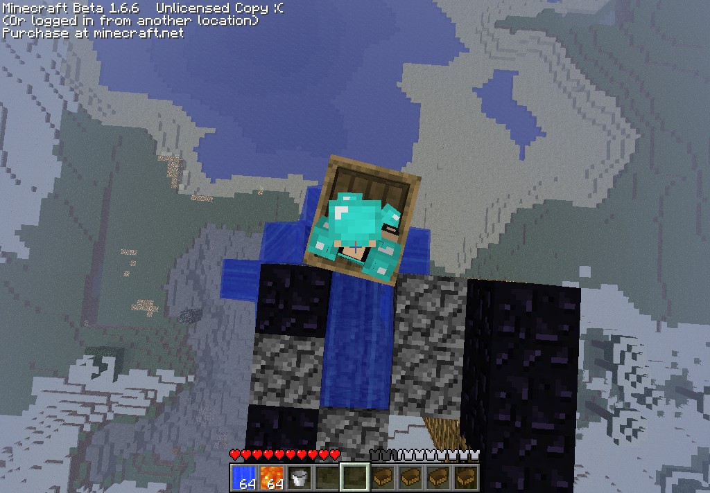 Danger go down Minecraft Map