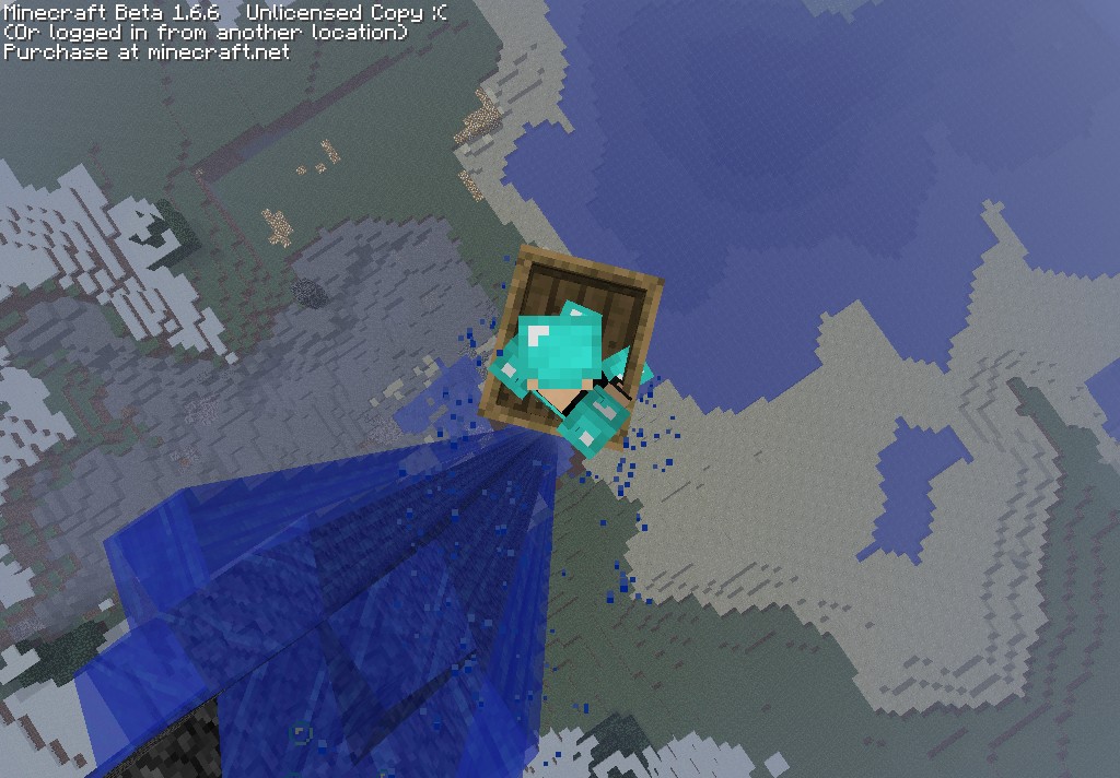 Danger go down Minecraft Map