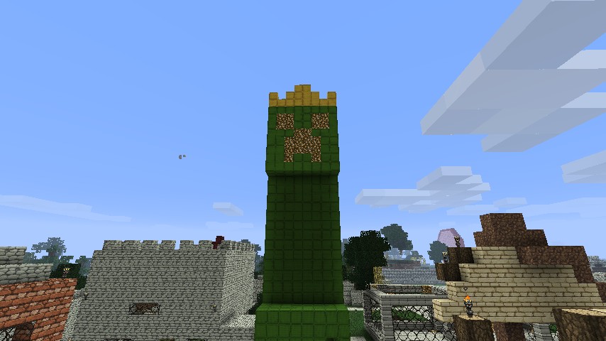 Queen Creeper in the town of Huffbergh