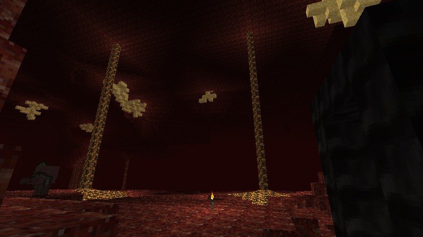 With fleshy netherrack, glorious glowstone, muddy soul sand and black-as-death obsidian, the Nether has never looked better!