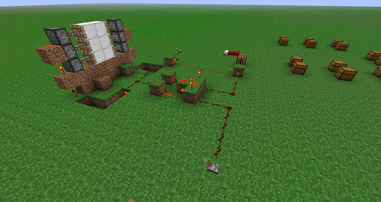 The Piston door lever fix Minecraft Map