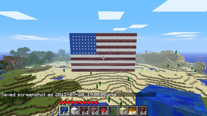 American Flag Minecraft Map
