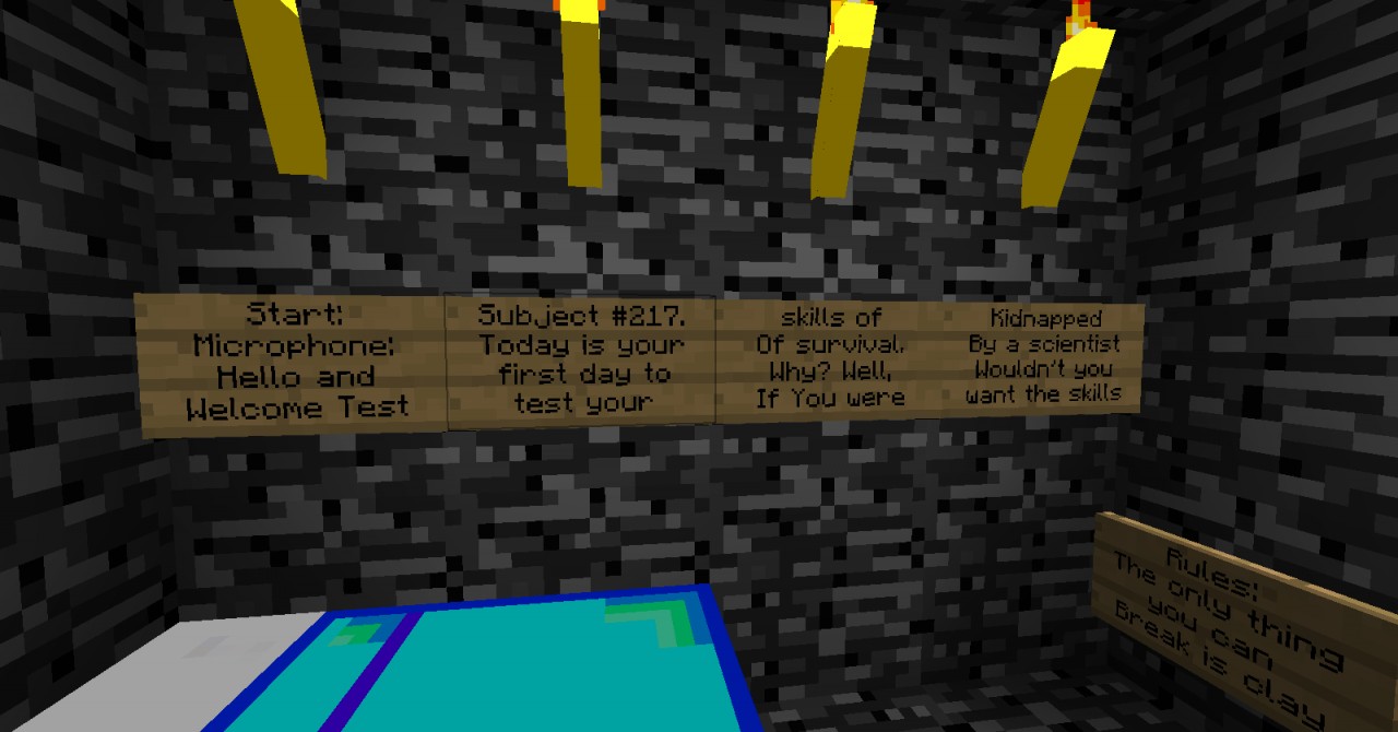 Lab Escape Minecraft Map