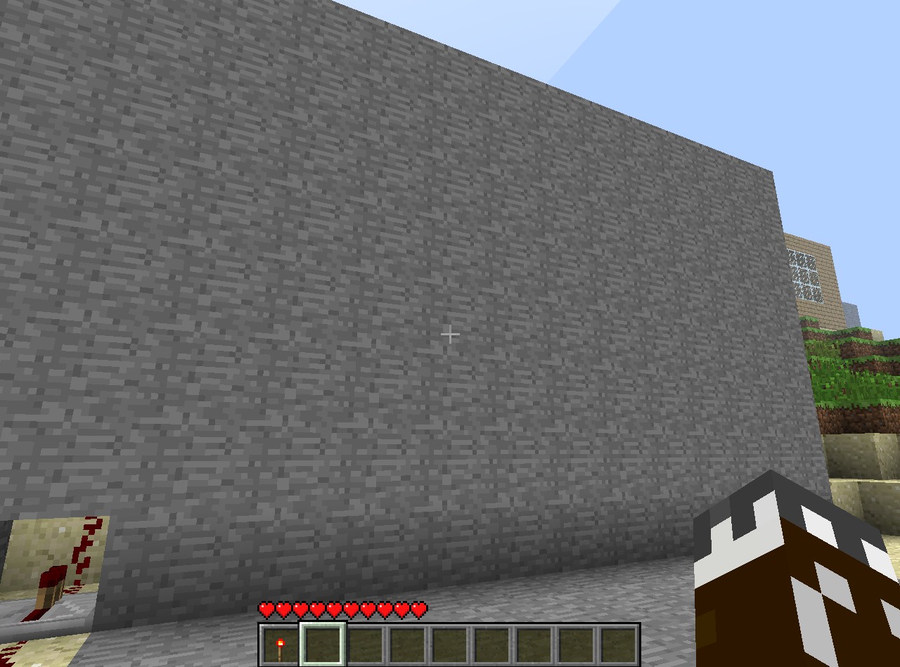 disappearing and reappearing creeper face Minecraft Map