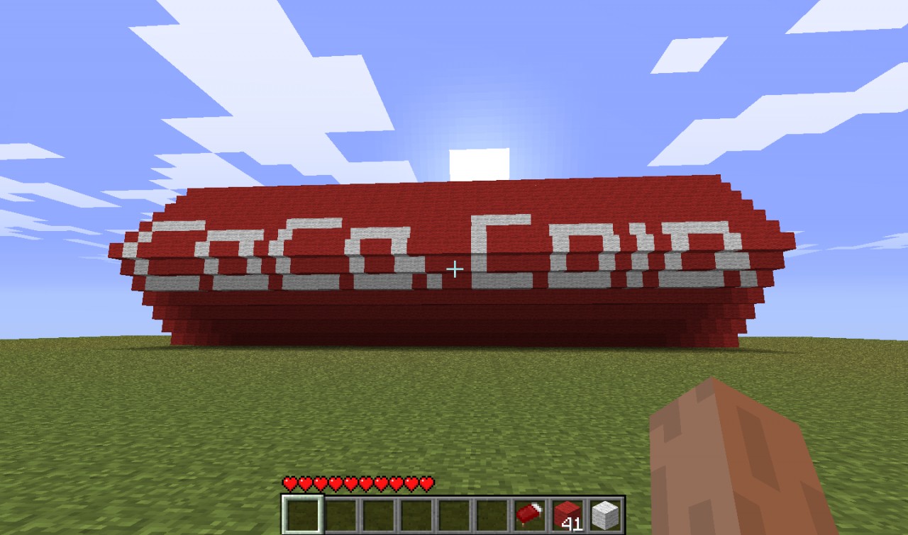 Coca Cola Sign 3d Minecraft Map