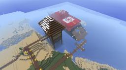 Zinc's world with Huebert's Red yacht of Dubai Minecraft Map & Project