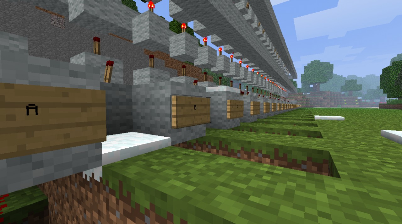 Display with keyboard Minecraft Map