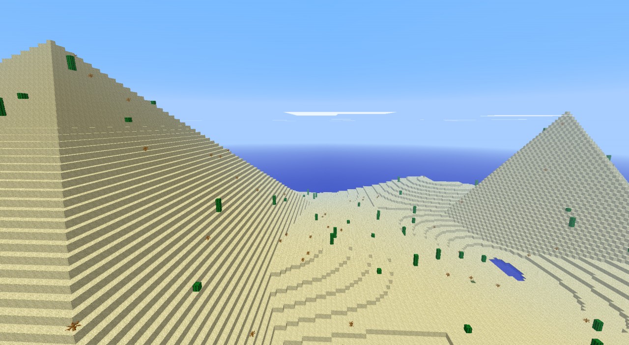 the desert Minecraft Map