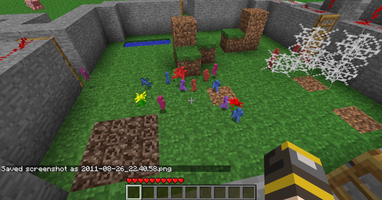 Basic Clayman Arena Minecraft Map