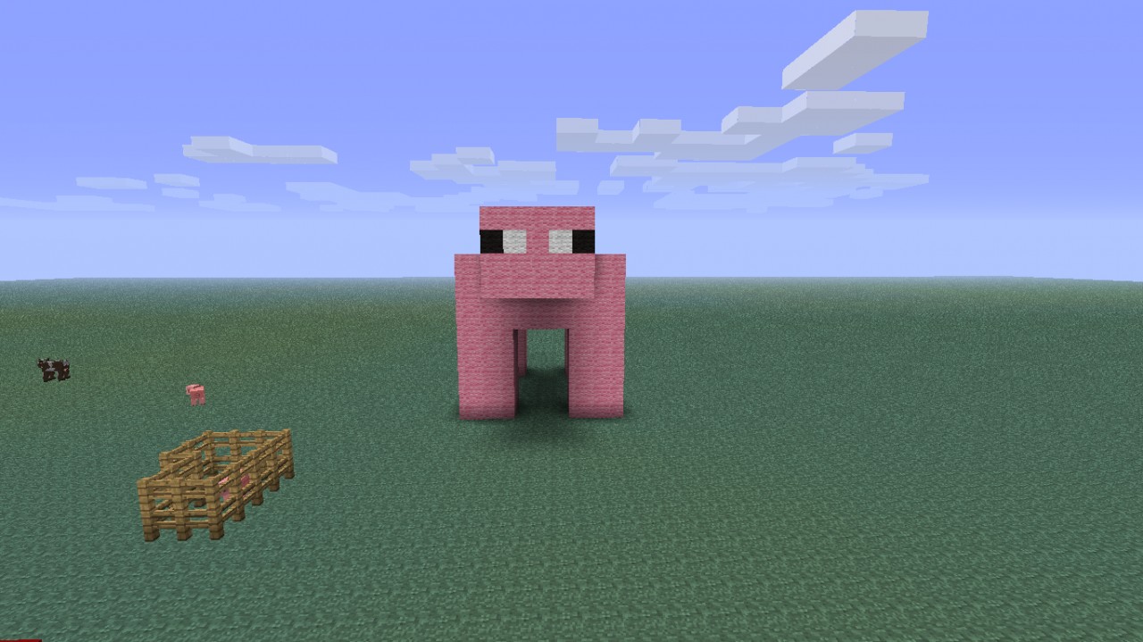 Pig Sculpture Minecraft Map