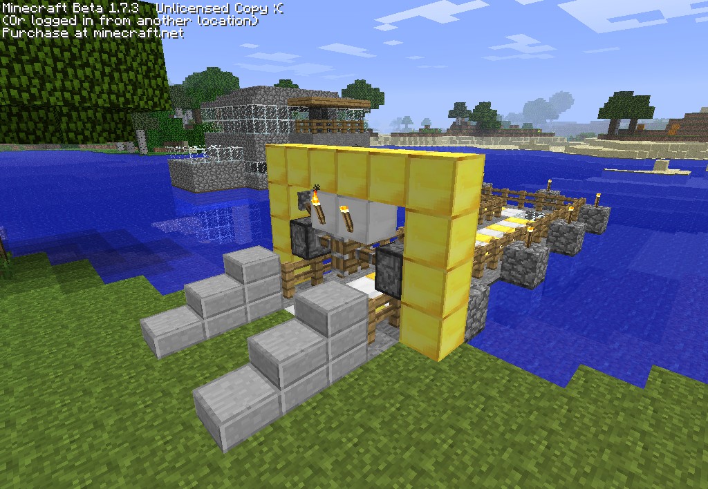 Water House Minecraft Map