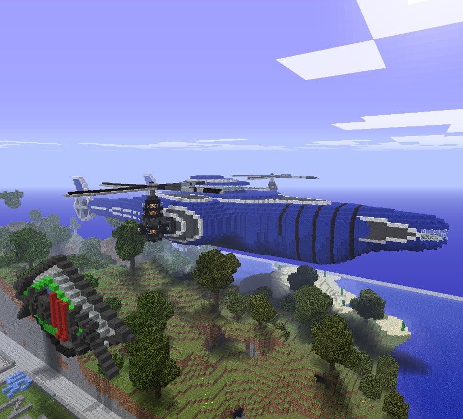 Airship by Spongemandan. Found east of mv1 spawn.