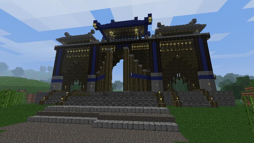 Minecraft Japanese Village japanese town gate minecraft project Minecraft Japanese Village japanese town gate minecraft project