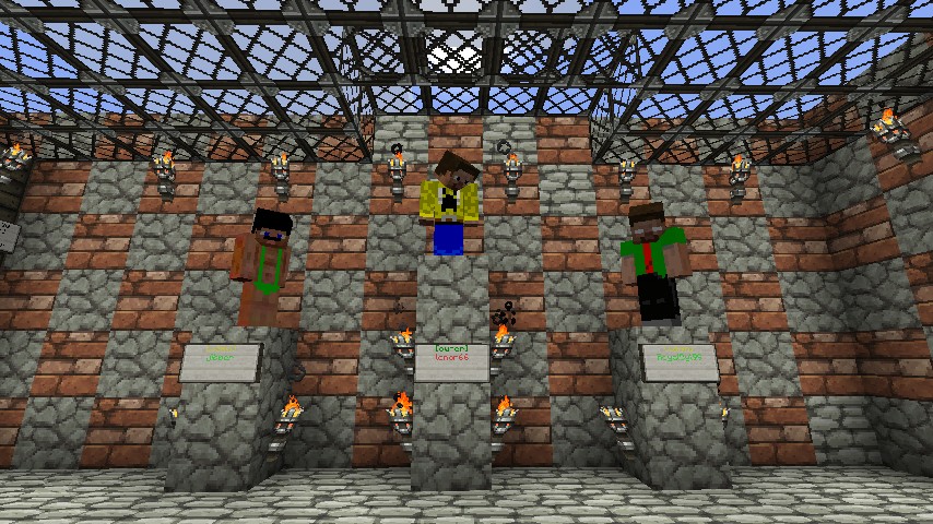 Admins on the server !