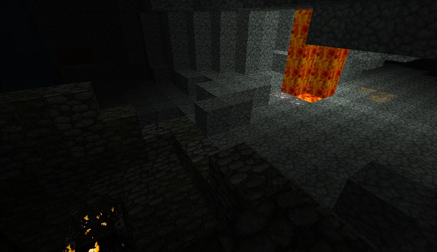 Open Spawner, Diamonds, Gold and LAVA