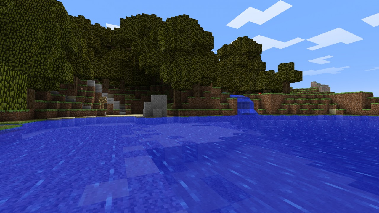 A small beach in anywhere.