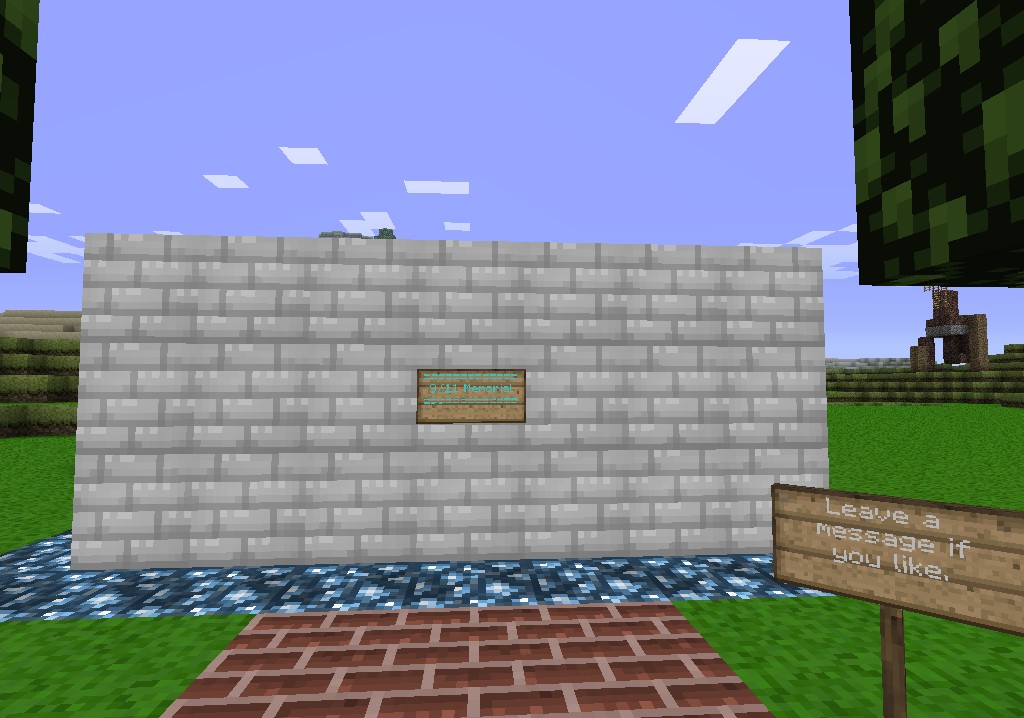 9/11 Memorial Minecraft Map