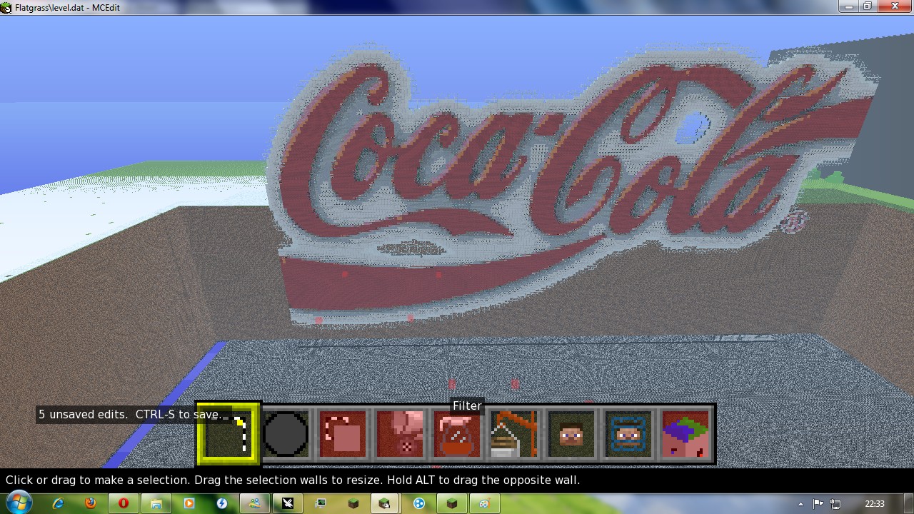 Rt Pixel Art S Coca Cola Br Minecraft Map