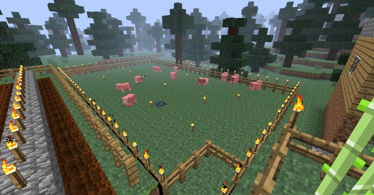 My 1.8 pre release home Minecraft Map